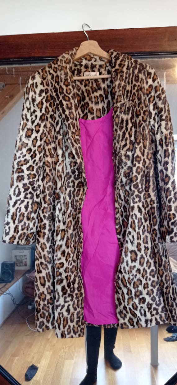 Vintage Leopard Coat - Etsy