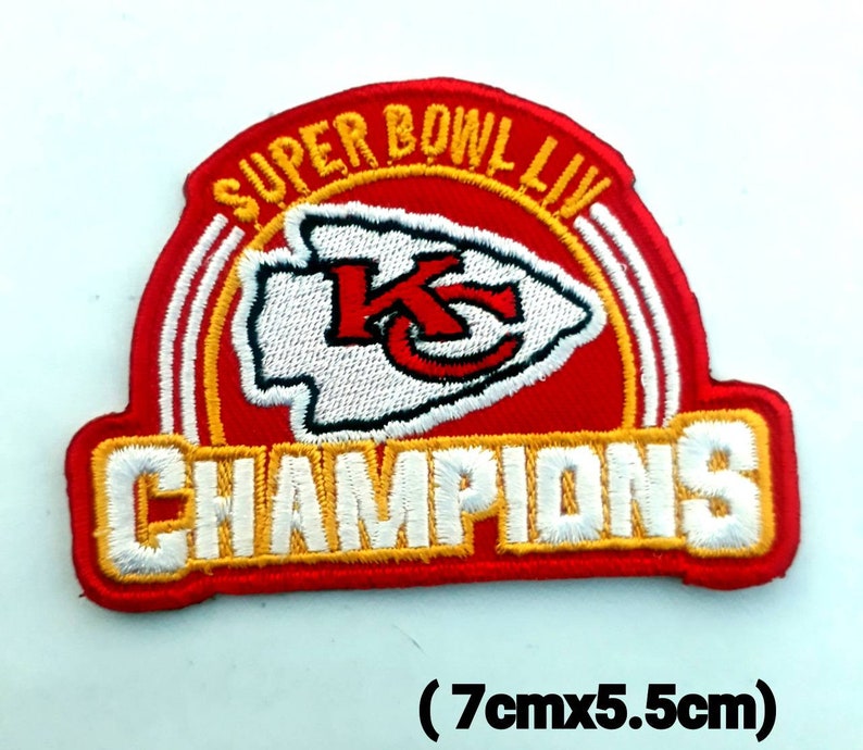 Kansas City Chiefs Sport Logo Patches Embroidery Iron on Sew Etsy