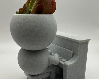 Maceta de pianista tocando el piano Wee Jimmy Piano Man - Envíos desde EE. UU.