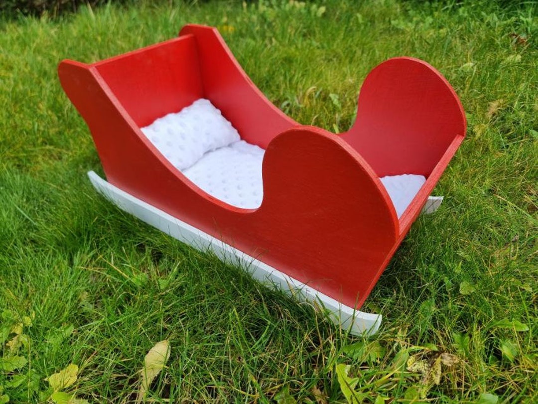 Santa Sleigh Bed for Small Animals Rabbits and Guinea Pigs Etsy