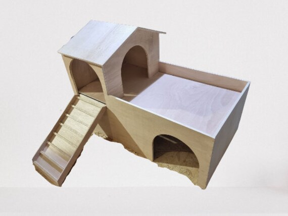 Mega Fort Castle Guinea Pig Hutch House – PETSGANG