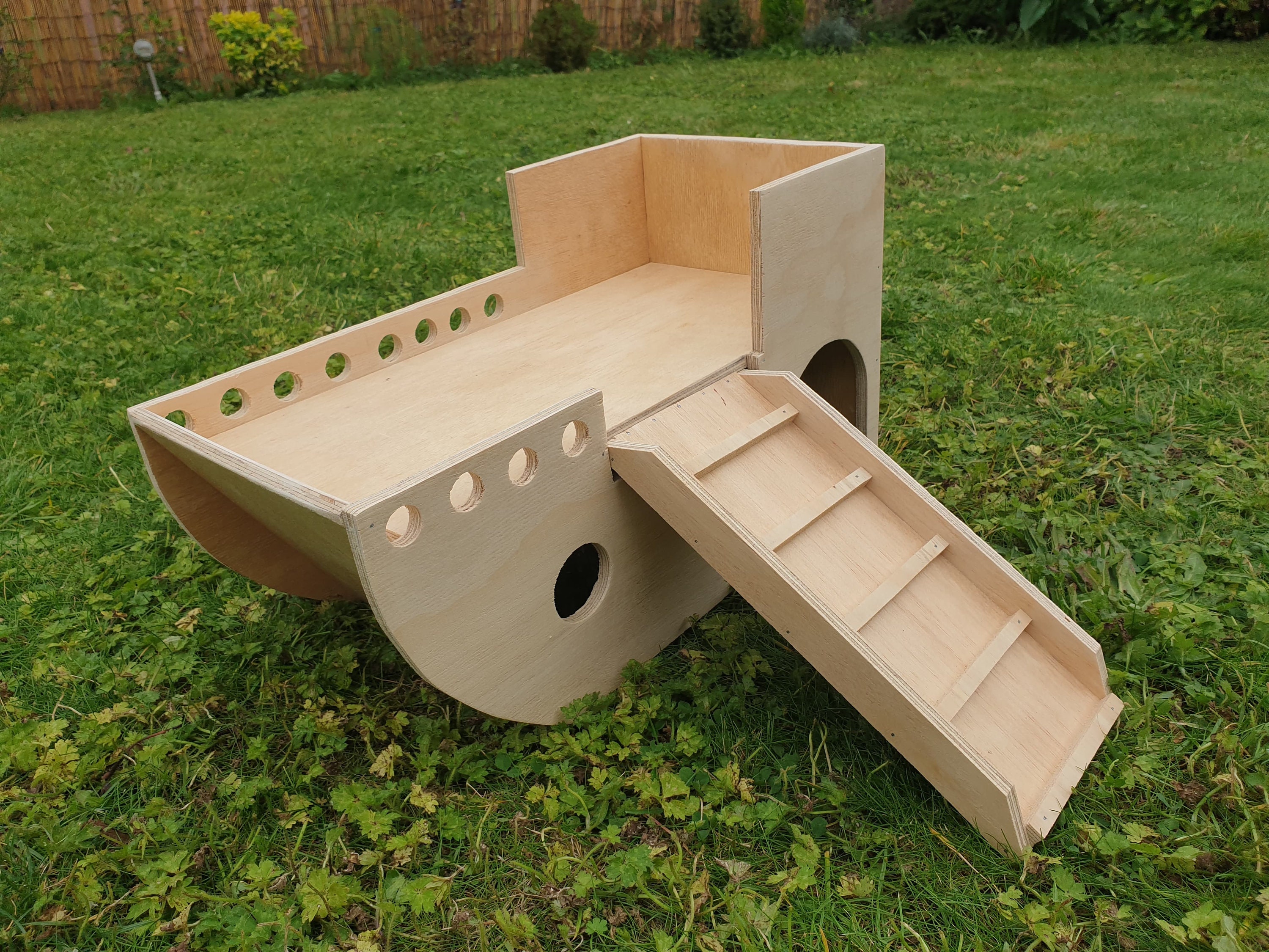 Hamster Mega Fort Castle Wooden House Shelter Hideout Hideaway -  Israel