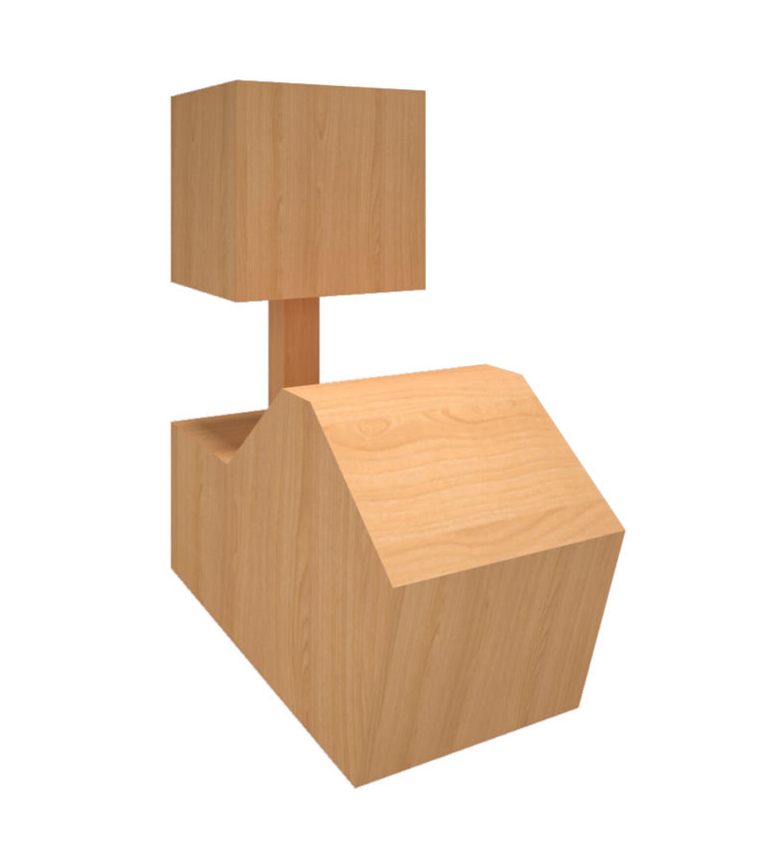 Katze zwei gestufte Haus Versteck Spielhaus Spielzeug Möbel | Etsy