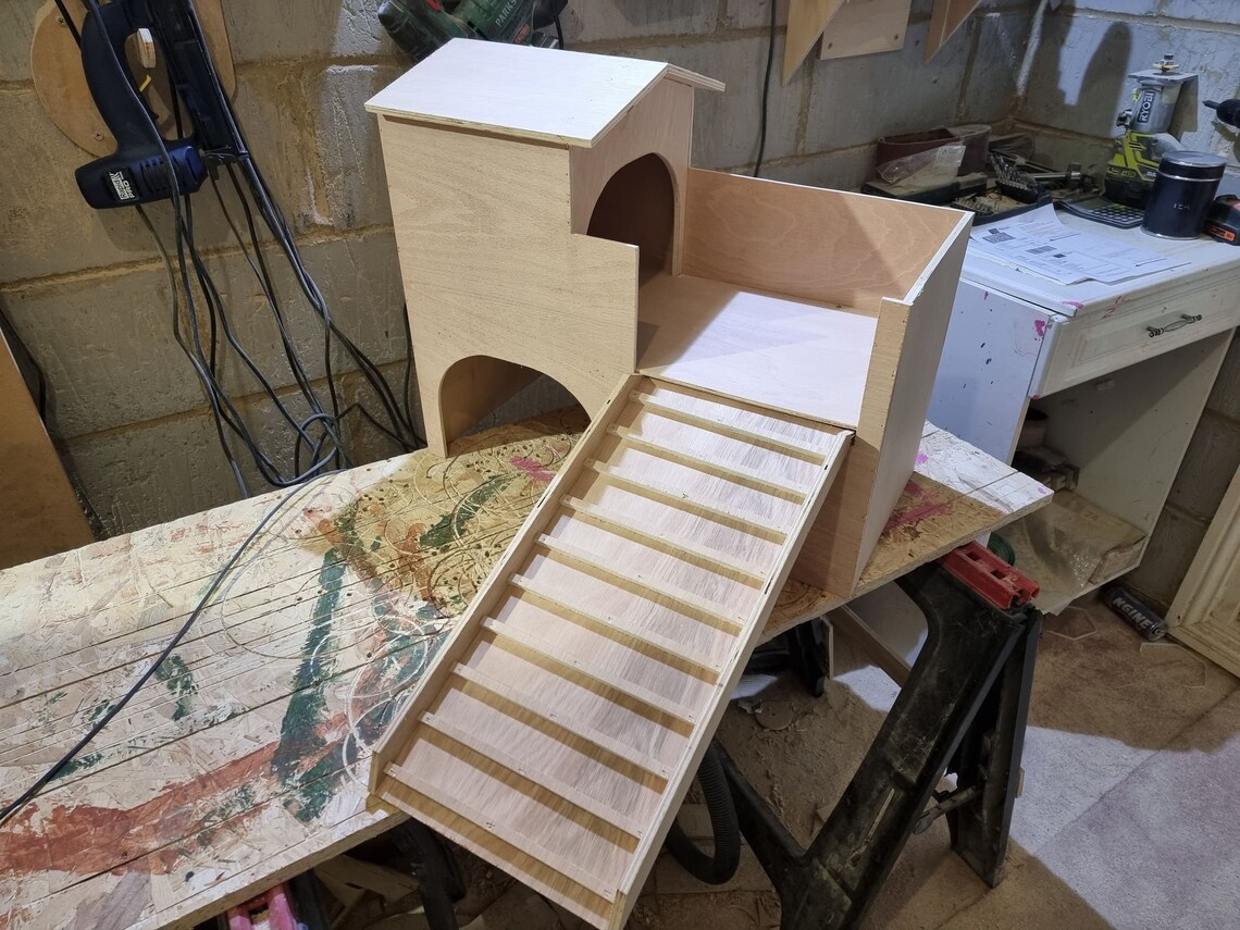 Tortoise House Castle Shelter zwei gestufte Hideout Kleintier | Etsy