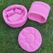 Rabbits Soft Snuggle Cuddle Snuggle Cup Bowl Bed with removable pee pad, cushion pillows and tunnel for Improved Sleep Machine Washable 