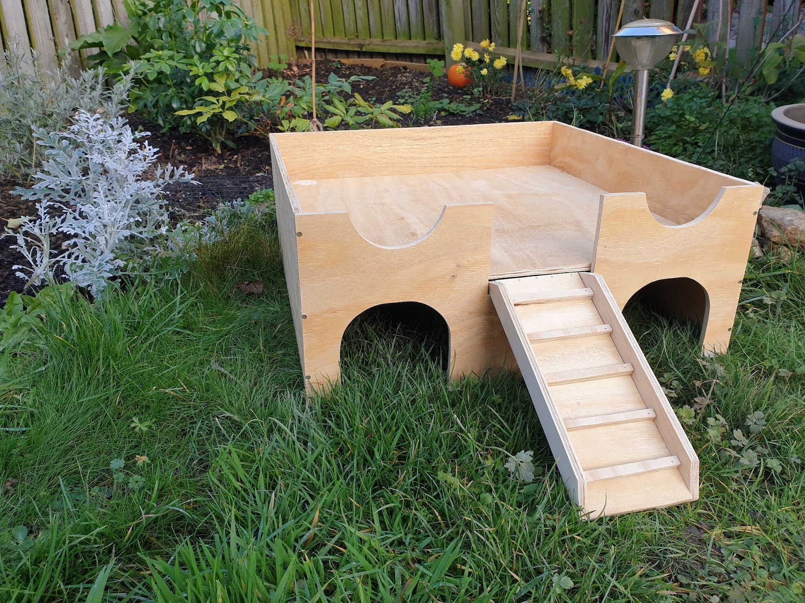 Large Guinea Pig House Shelter Hide Out Castle two tiered Etsy