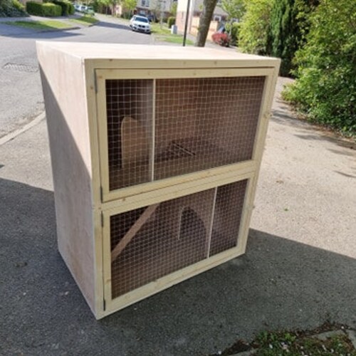 2 tier ferret hutch