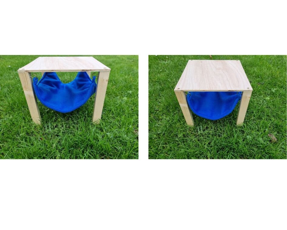 Guinea Pig Hammock With Stand and Viewing Terrace for Your Etsy UK
