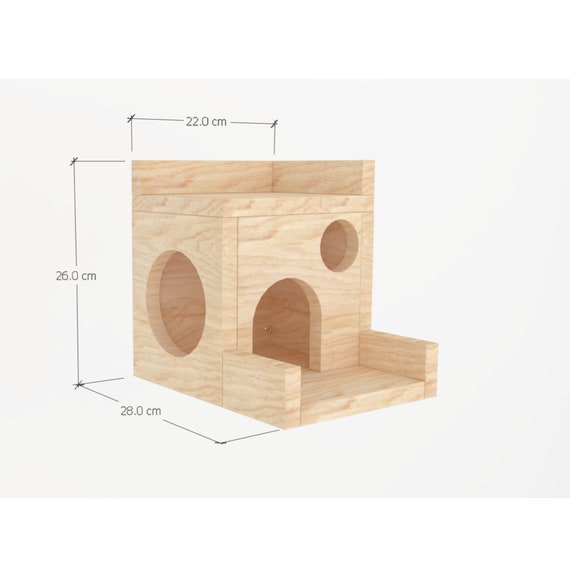 chinchilla house wood