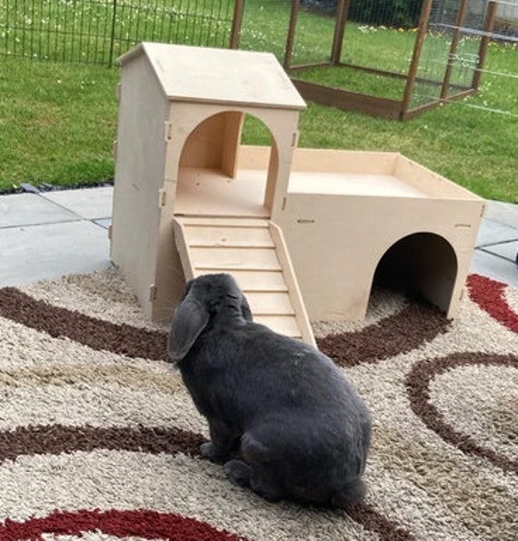 Straw rabbit home - Rabbit Nest - Hideaway - Flop Bunny