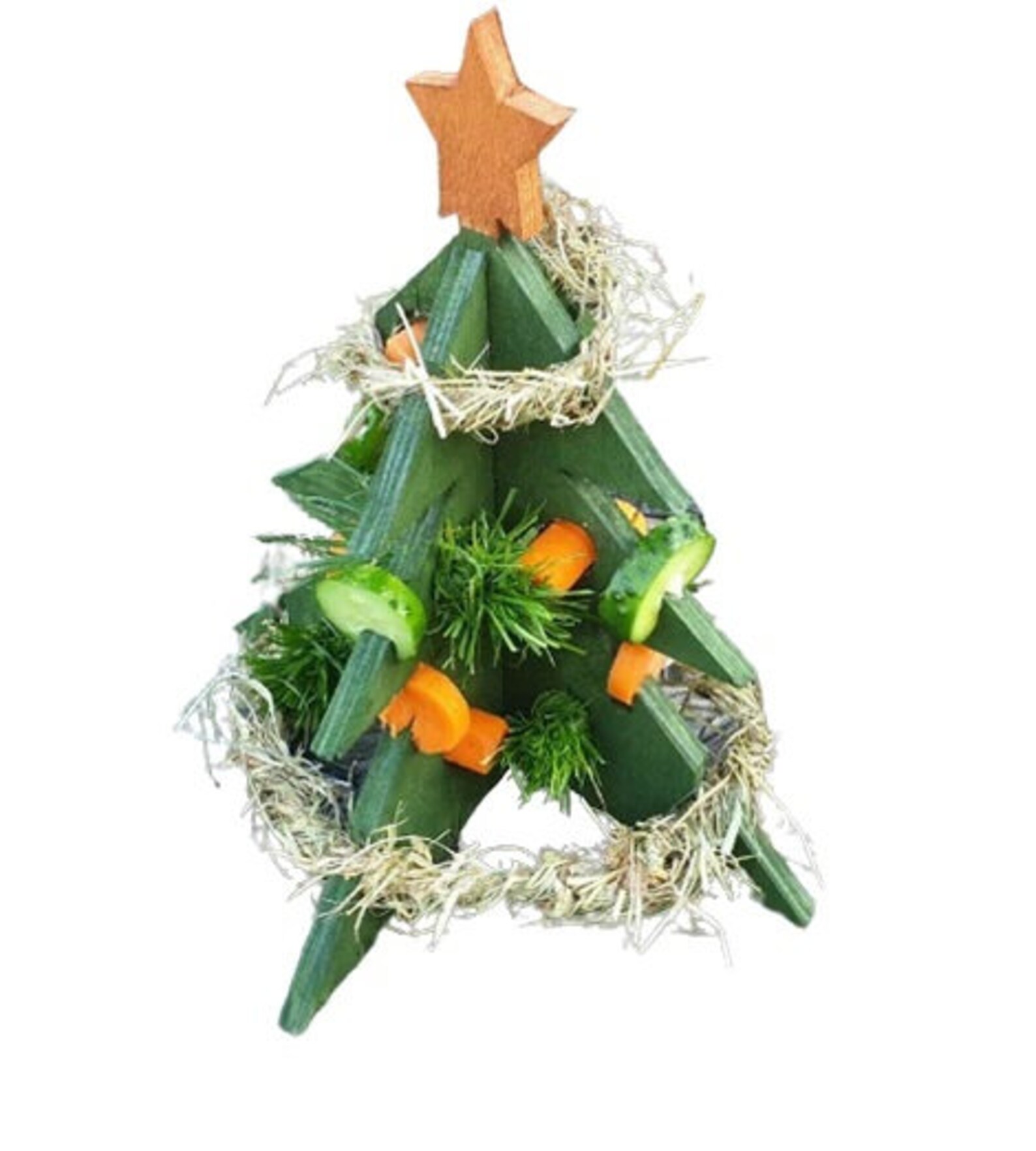 Rabbits Christmas Tree Feeder Xmas Gift Festive Small Animal Etsy UK