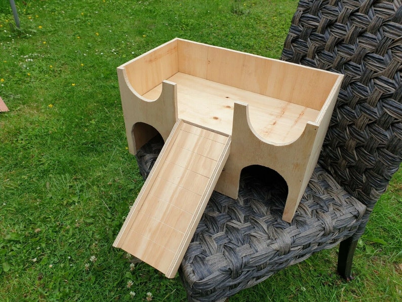 Guinea Pig Corner Play House Castle Christmas Tree Feeder Etsy