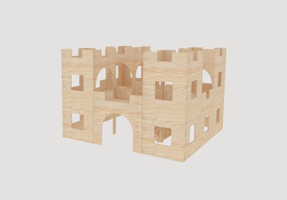 Hamster Mega Fort Castle Wooden House Shelter Hideout Hideaway 