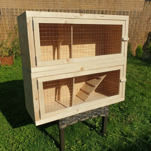 2 tier ferret hutch