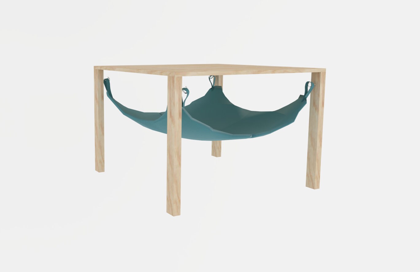 Guinea Pig Hammock With Stand and Viewing Terrace for Your Etsy UK