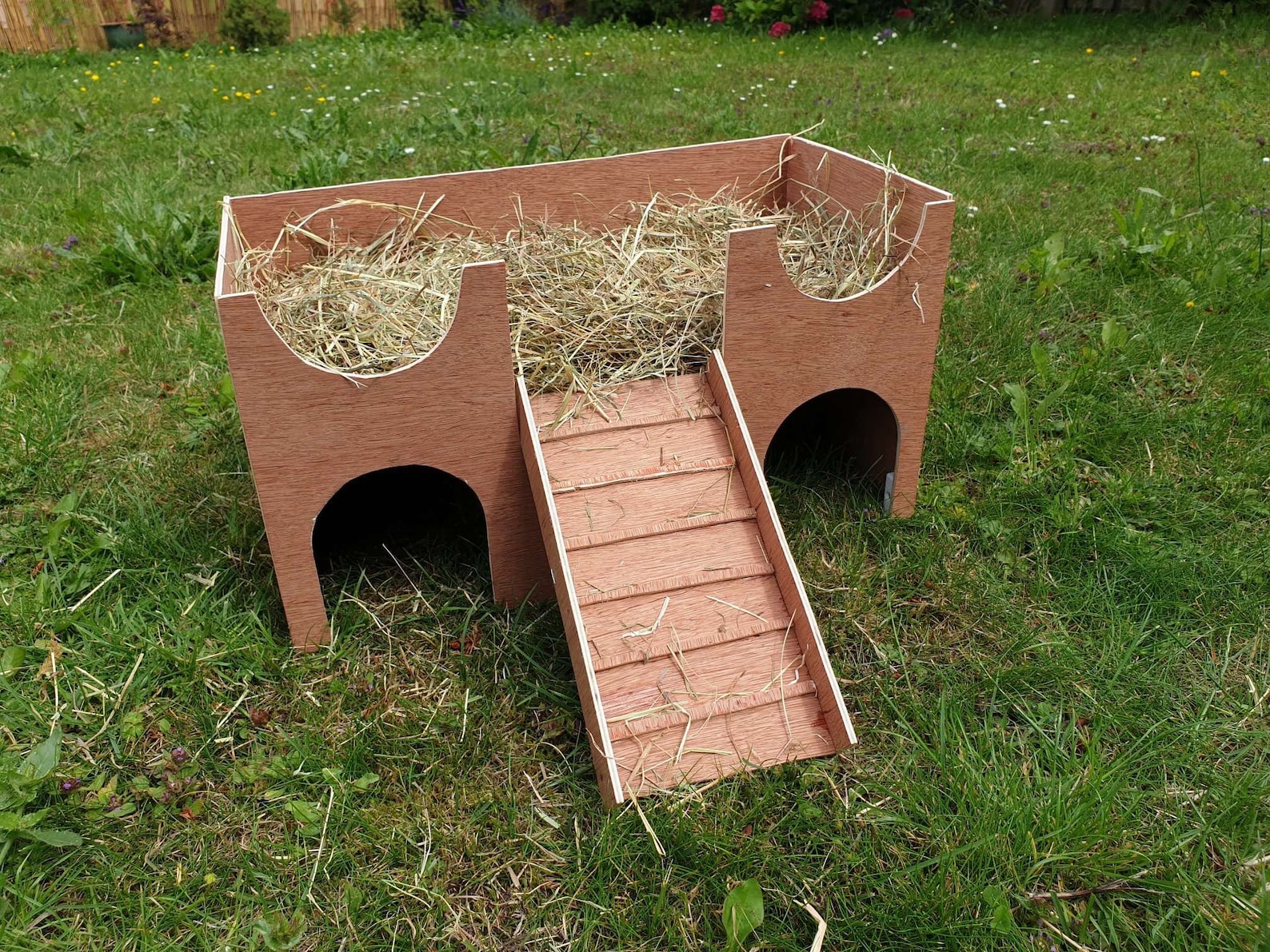 Guinea Pig Castle House Shelter Hide Out two tiered hideaway | Etsy