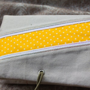 Tobacco bag Yellow 1 / Tobacco Bag / Tobacco Case / Bag / Accessories / Vegan
