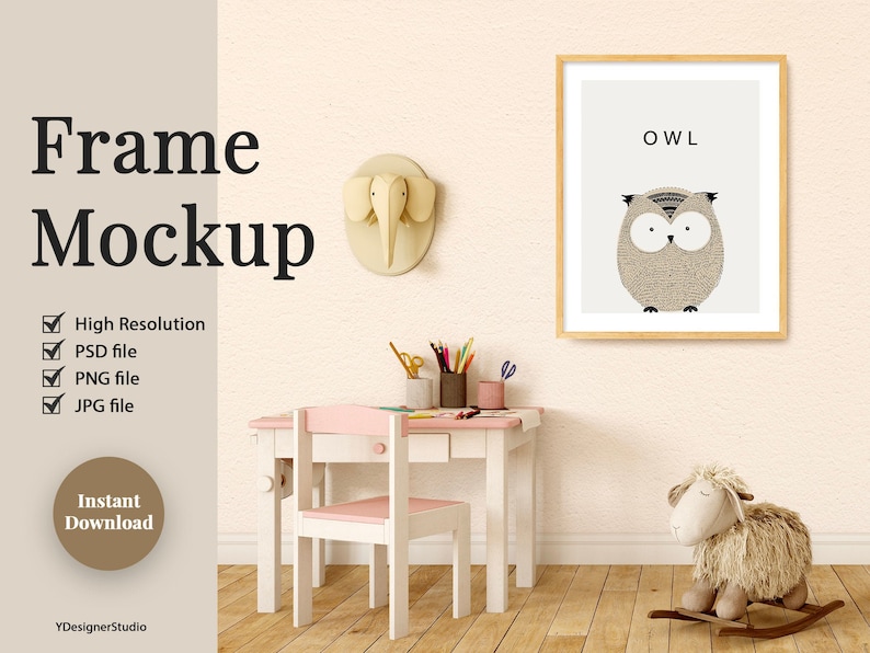 Download Kids Room Mockup Frame Mockup 8x10 Poster Mockup Vertical Clean Mockup Wood Frame Mockup Nursery Frame Mockup Interior Frame Mockup Store Graphics Stationery Kromasol Com