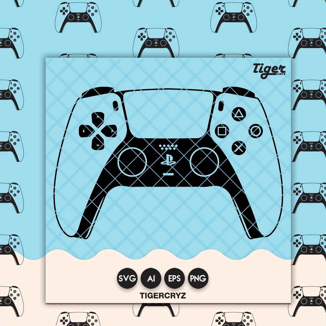 PS5 Controller Svg Ai Eps Png Digital File/instant - Etsy UK