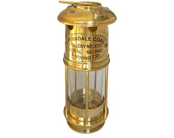 Nautical  Maritime Brass Shinny Minor Oil Lamp Lantern For Decor