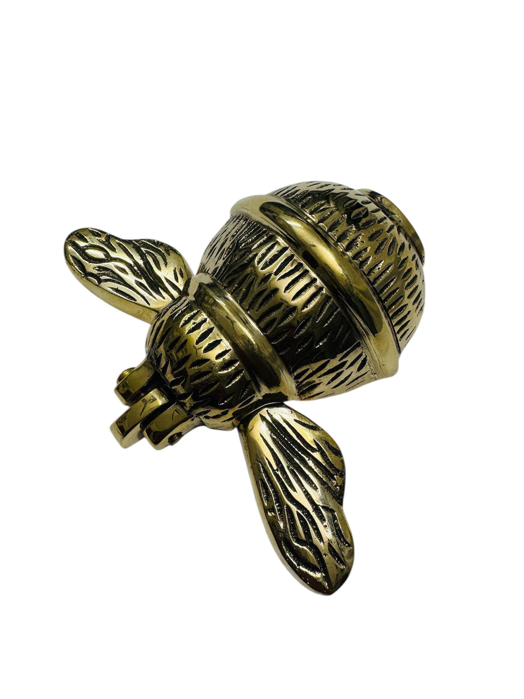 Brass Bumblebee Door Knocker: Honey Bee Front Door Bell - Etsy