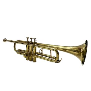 Brass Bb Trumpet: Polished 3-Valve Student Instrument