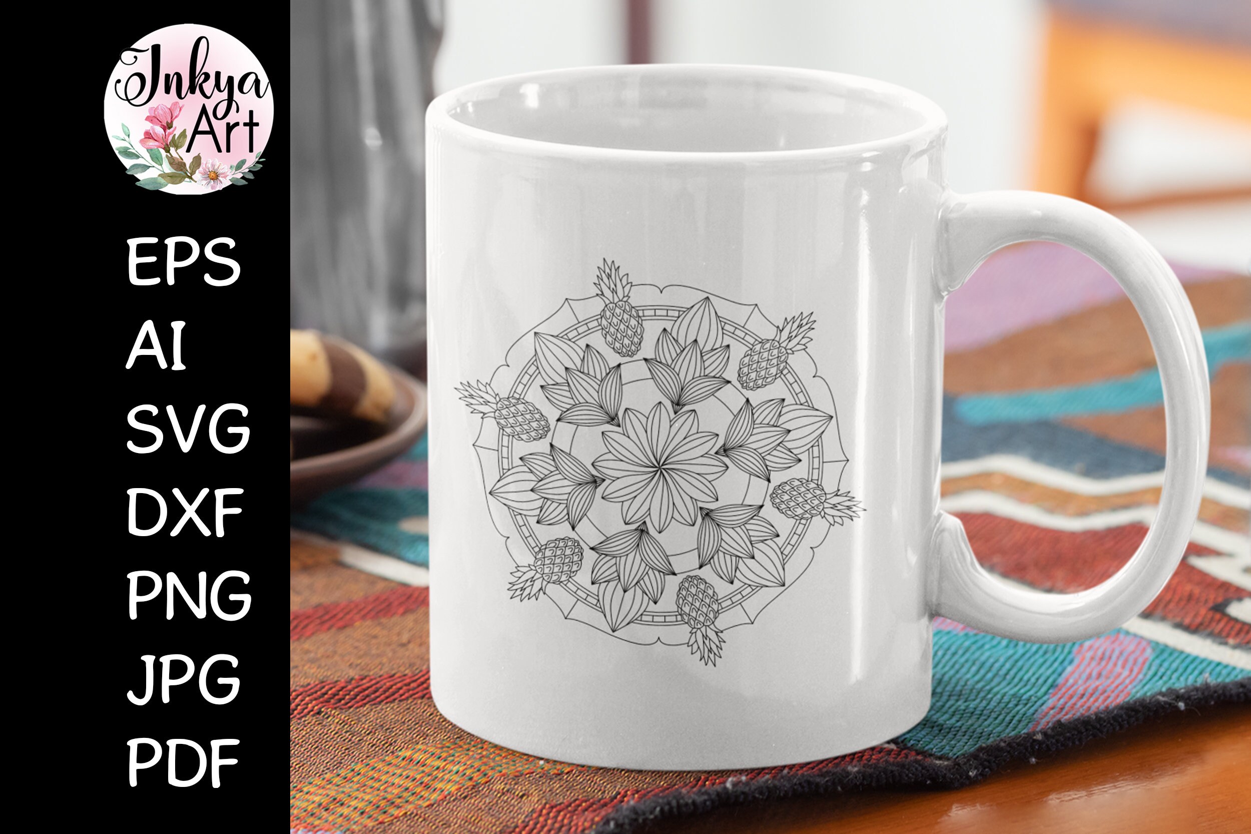 Free Free Mandala Pineapple Svg 118 SVG PNG EPS DXF File