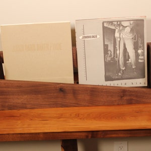 Hardwood Vinyl Record Storage Box: Ash, Cherry, Oak, Maple, or Walnut