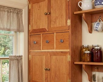 Solid Hardwood Wall Cabinet - Kitchen - Bathroom - Decorative