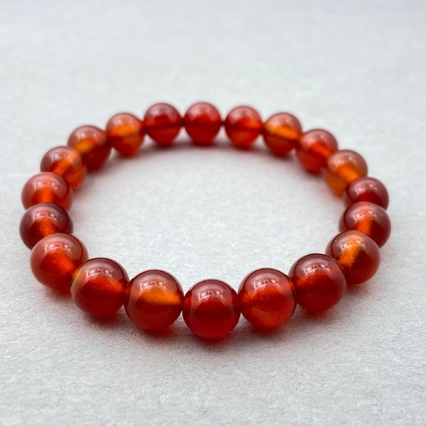 Red Onyx Bracelet, Beaded Bracelet, Gift for Her, Gemstone Bracelet, Healing Bracelet, 8mm Beads, Friendship Bracelet, Crystal Bracelet