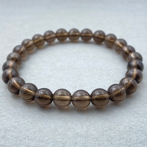 Rookkwartsarmband, kralenarmband, cadeau voor haar, edelsteenarmband, helende armband, 8 mm kralen, vriendschapsarmband, kristallen armband