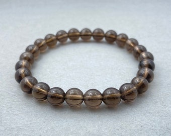 2 Bracciali Elastici In Pietre Naturali Donne - Perline Da 6 Mm - Bracciale Regolabile E Fissi, Regali Benessere Per Ragazze