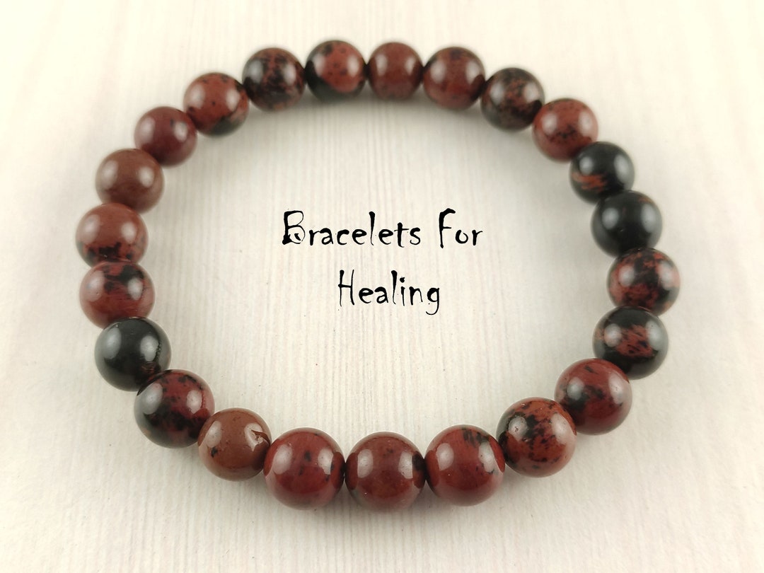 Mahogany obsidian bracelet Clearance