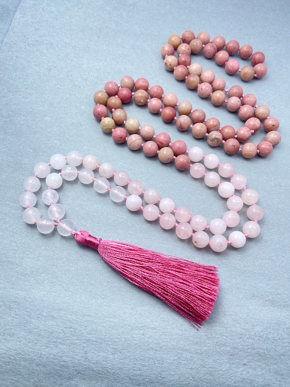 Rose Quartz Mala Prayer Beads