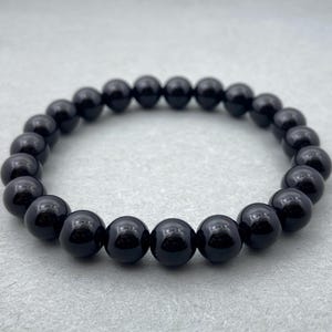 Black Tourmaline Bracelet, Crystals Bracelets, Beaded Bracelet, Gemstone Bracelet, Healing Bracelet, Friendship Bracelet, Bracelets for Gift