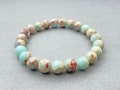 Sea Sediment Jasper Beaded Bracelets 8mm, Natural Crystal, Stretch Bracelet Healing Bracelet,Meditation Yoga Birthstone Friendship Bracelets