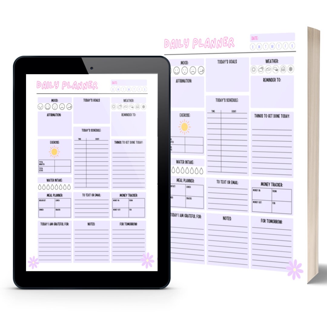 daily-planner-for-tweens-teens-instant-download-to-print-etsy