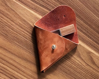 Sac en cuir pour clé USB, portefeuilles en cuir personnalisés pour clé USB, emballage pour photographes de mariage