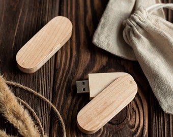 Bruiloft USB Gepersonaliseerde USB Houten USB-stick Gegraveerde USB Aangepaste Flash Drive Houten Flash Drive Pen Drive