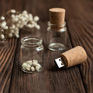 Glass bottle usb flash drive | USB in a bottle design I USB stick | USB flash drive | Bottle usb thumb drive | Photography usb drive