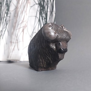 GÖRAN ANDERSSON Bisone Figurine/ Stoneware Upsala-ekeby