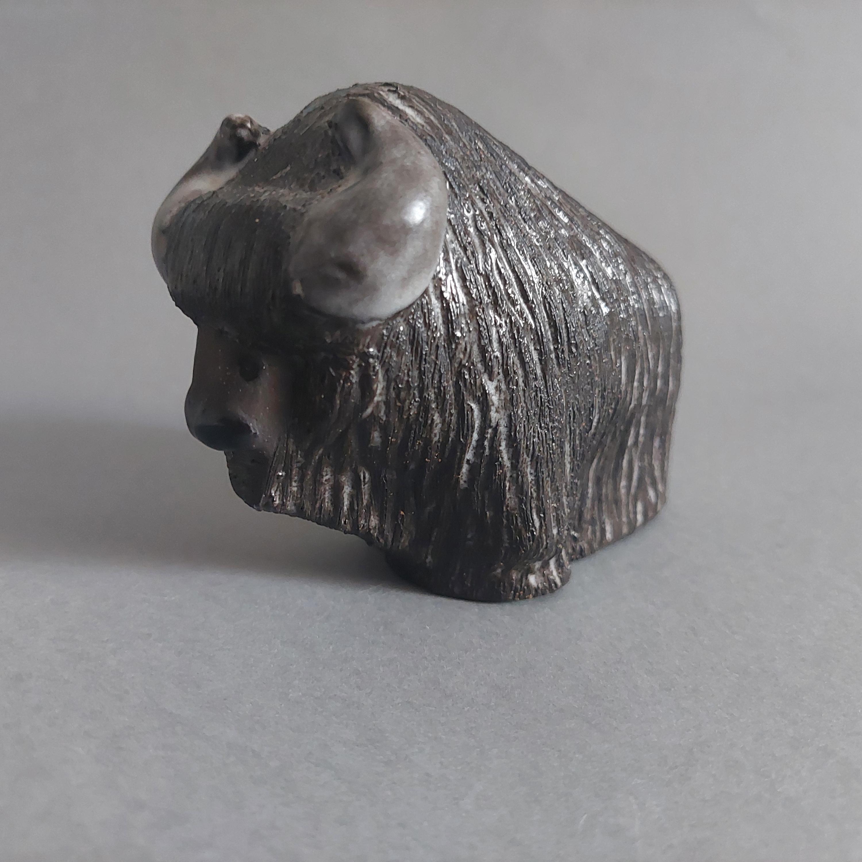Göran Andersson for UPSALA-EKEBY Ceramic Bison Figurine; Sweden