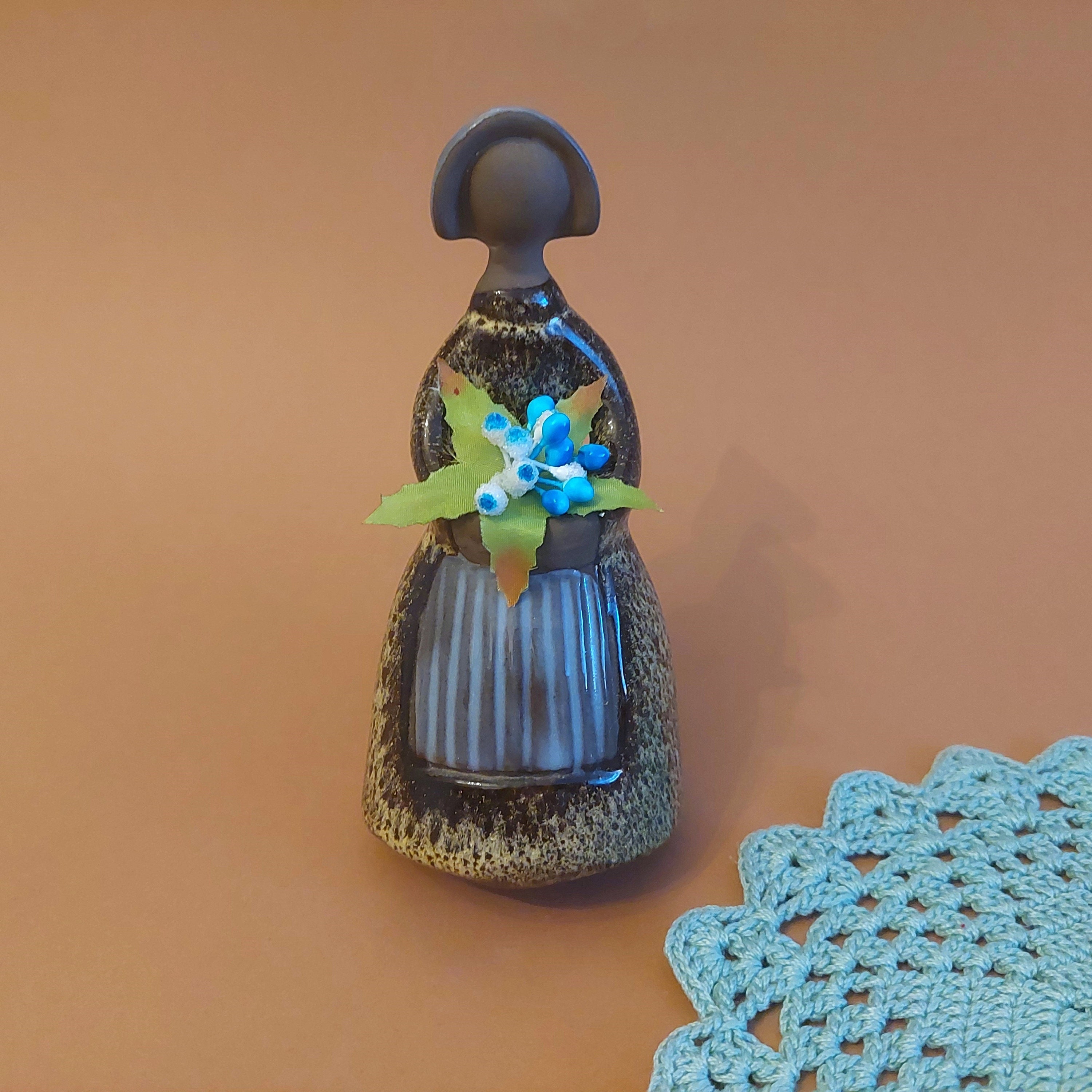 Elsi Bourelius Jie Gantofta 陶器製 フラワーガール 置物 花瓶