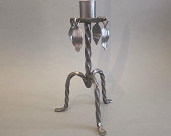 Handmade Wrought Iron Candle Holder: Eric Dalmas Swedish Design