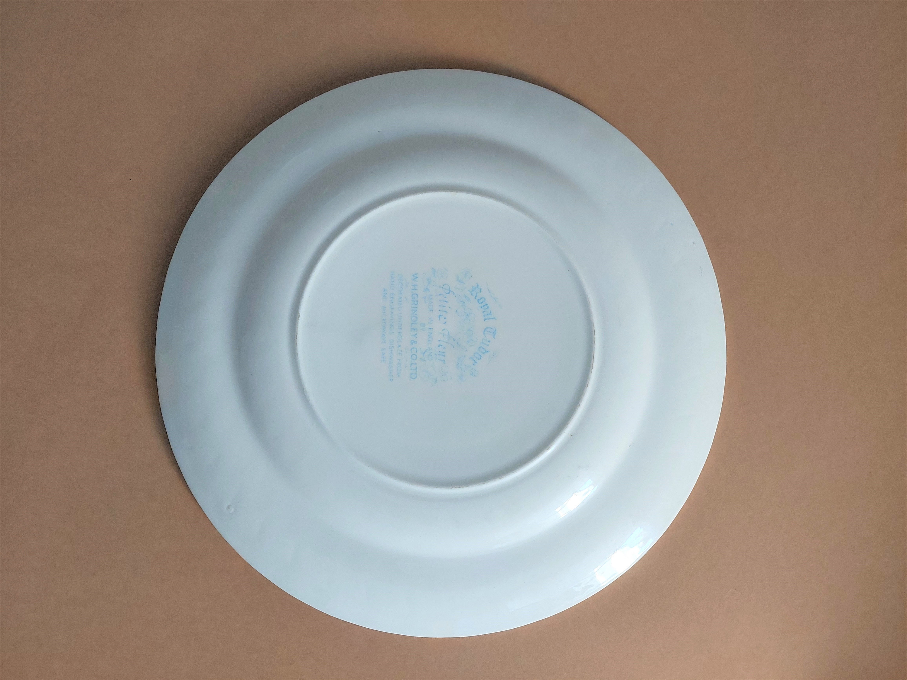 Vintage Royal Tudor “petite Fleur” China Lunch Plate by WH