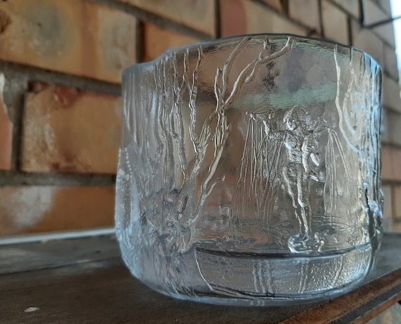 ヴィンテージ コスタ ボダ ガラス ボウル/花瓶、スウェーデンの