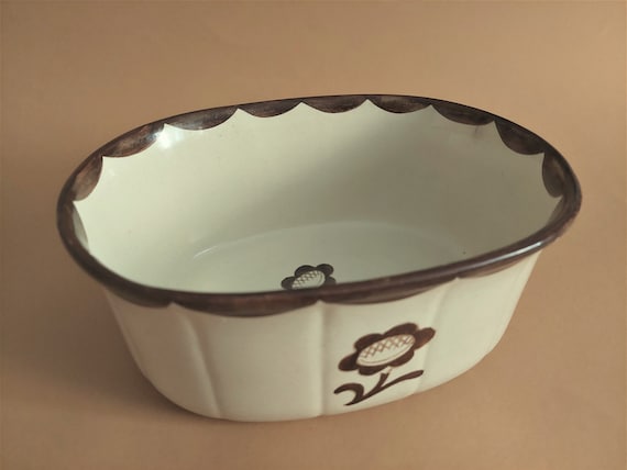 Wilhelm Kåge Gustavsberg Pyro Series Oval Serving Deep Dish 