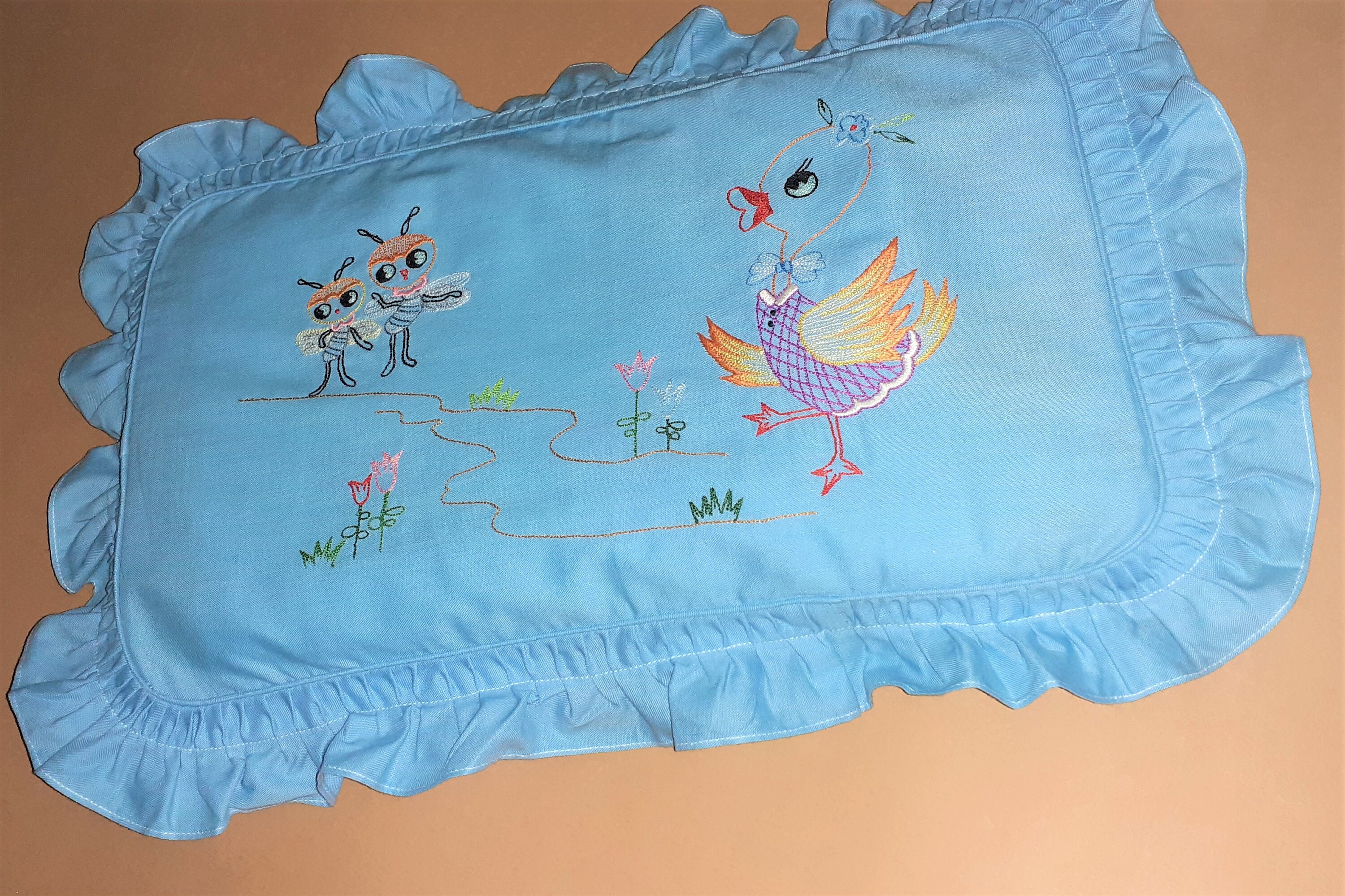 Taie d'oreiller 60x40 percale de coton | Taie Oreiller 50x30 Enfant