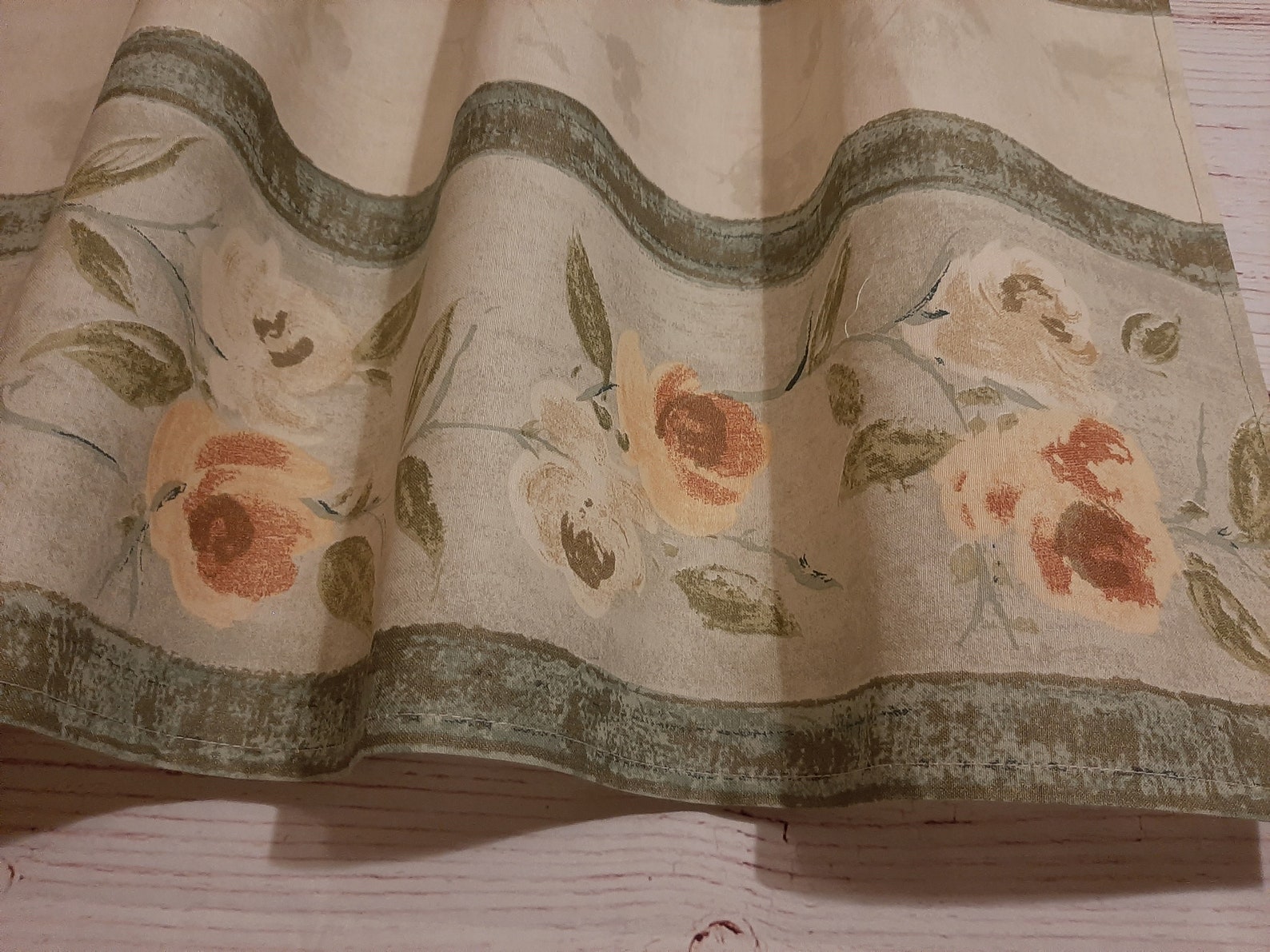 Cafe Curtains German Vintage CurtainsPanel 2x Etsy