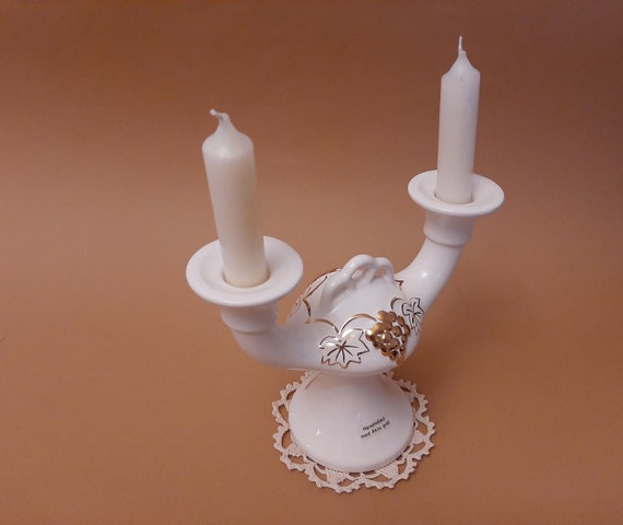from Sweden＊Vintage candle stand＊・* 【希少品 Karl J. Svensson Ceramic Candle Holder: Swedish, Helsingborg